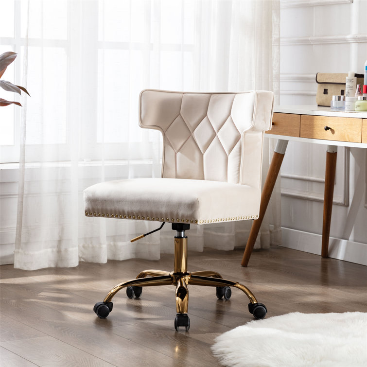 Mercer41 Okelly Velvet Task Chair Wayfair